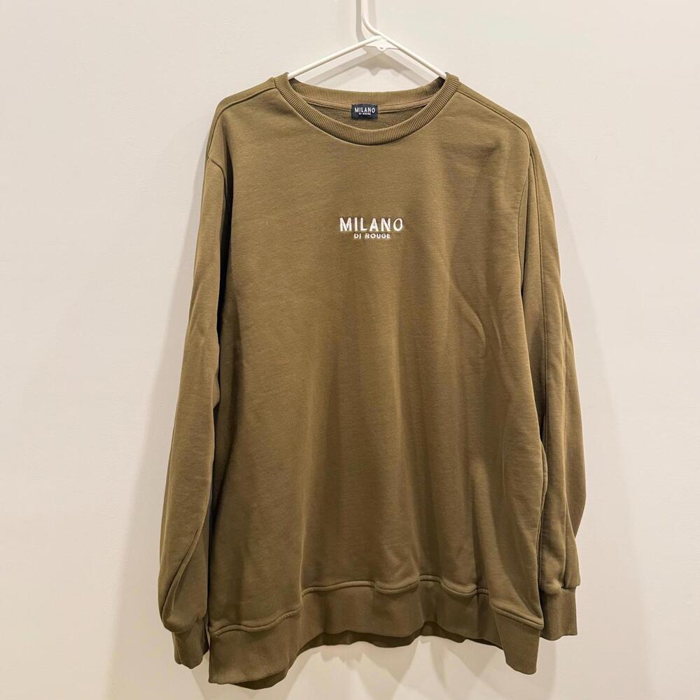 Milano Di Rouge Lux Lenox Crewneck Sweatshirt Size XXL
